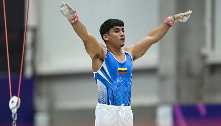 Camilo Vera, gimnasta cucuteño.