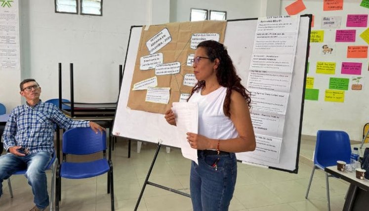 Actividad de restitución de tierras en el catatumbo.