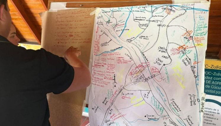 Cartografía de reconocimiento territorial en el corregimiento La Gabarra