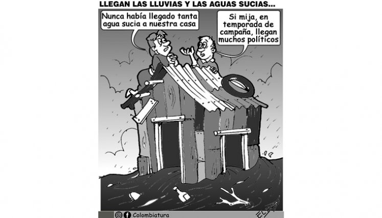 Llegan las lluvias y aguas sucias
