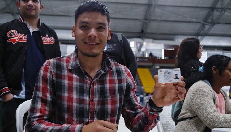 Migrantes venezolanos. 