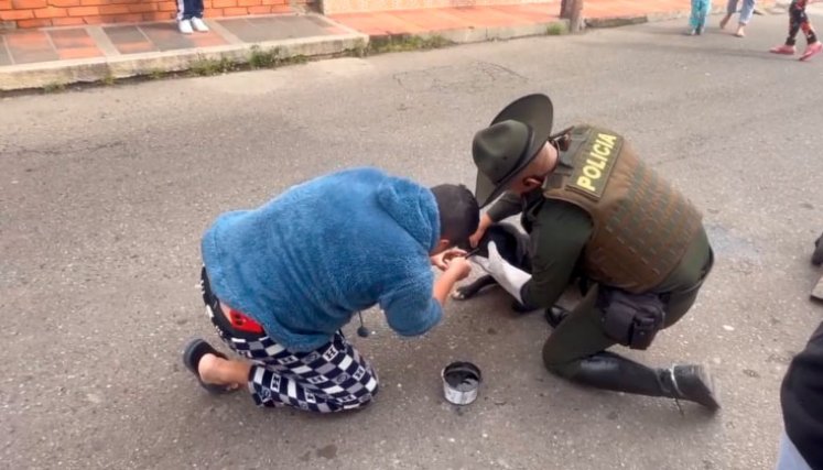 Perrito rescatado en Pamplona