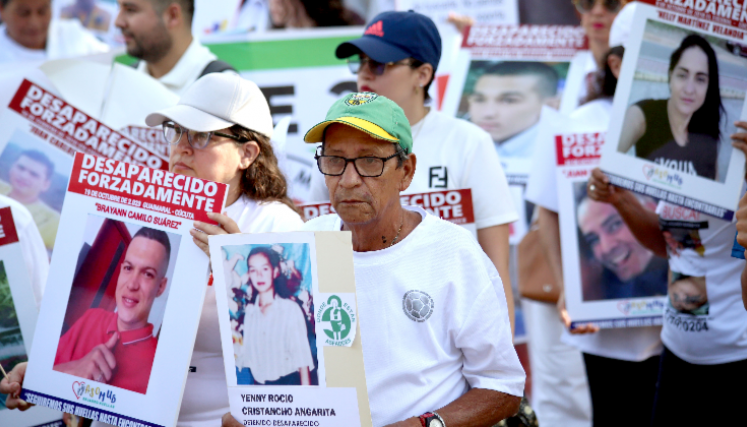 Marcha en Cúcuta por Día Internacional de las Víctimas de Desaparición Forzada.