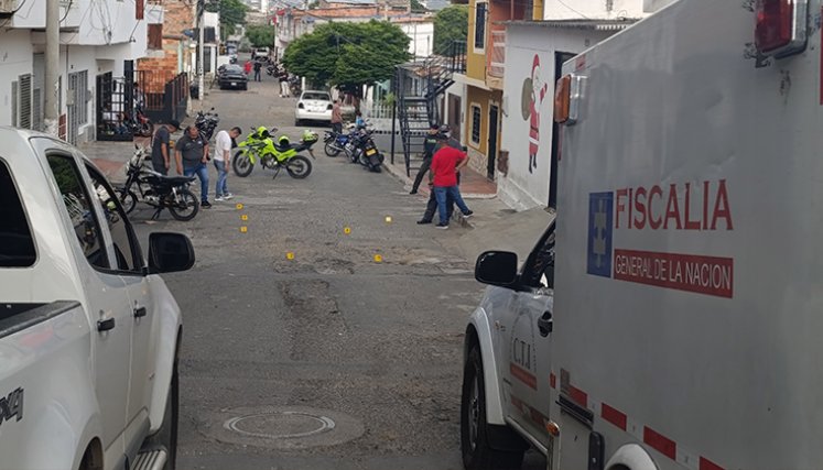 Ataque sicarial. / Foto: Leonardo Favio Oliveros-La Opinión