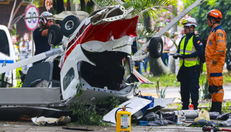  choque de una avioneta