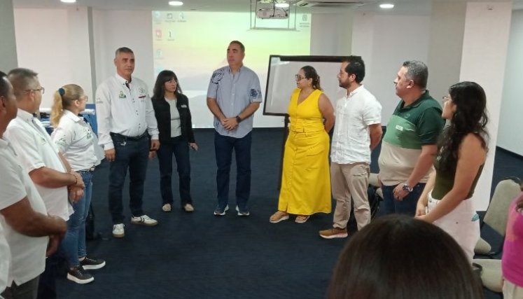 Miembros de la Mesa Cúcuta Circular que lideran el plan piloto de aprovechamiento de residuos orgánicos/Foto Orlando Carvajal