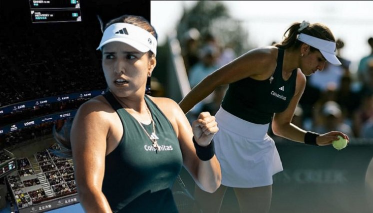 Camila Osorio ganó en duro partido a la rusa AnnaKalinskaya.