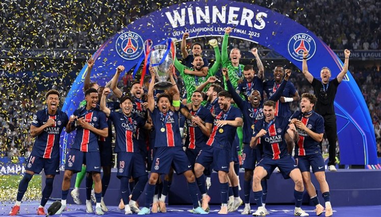 El París SG, vigente campeón de la Liga de Campeones.