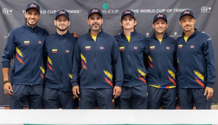 Esta es la selección Colombia de tenis que competirá desde este viernes en Bratislava.
