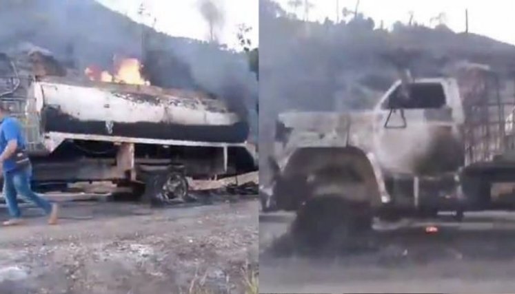 Camiones Incinerados