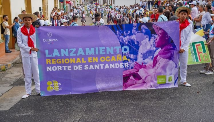 Ministra de las Culturas, Artes y Saberes visita a Ocaña.