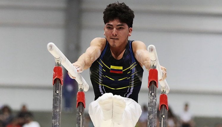 Jorman Álvarez, gimnasta de Norte de Santander. 