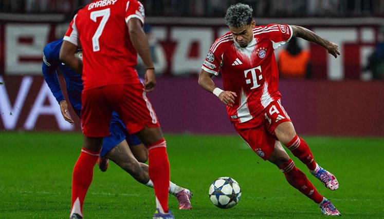Luis Díaz, Champions League Bayern vs. Chelsea. 