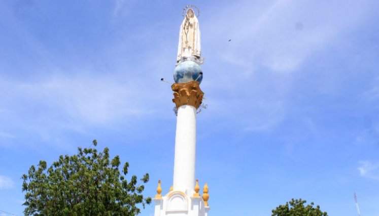 Monumento a la Virgen de Fátima se construyó en 1952.