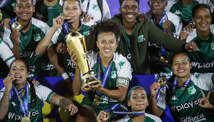 Paola García, campeona con el Deportivo Cali 2024. 