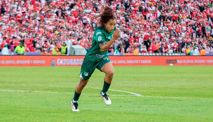 Paola García, campeona con el Deportivo Cali 2025. 