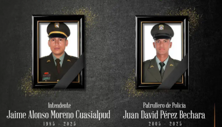 Policias asesinados en Sarabena 