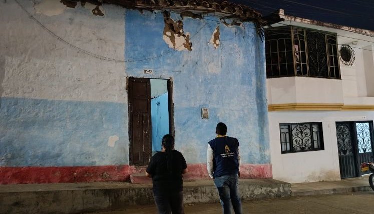 Tres viviendas en Ocaña se vieron afectadas tras los sismos