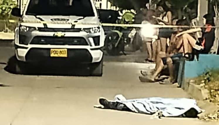 Tres disparos en su humanidad bastaron para quitarle la vida al hombre./Foto cortesía