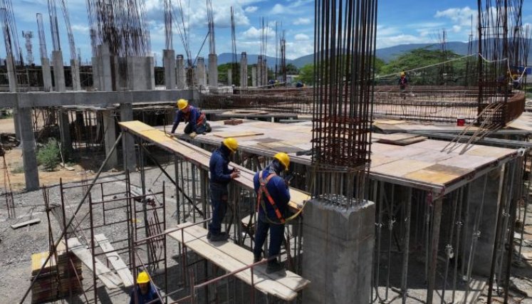 La construcción avanza en un 40 por ciento./Foto cortesía