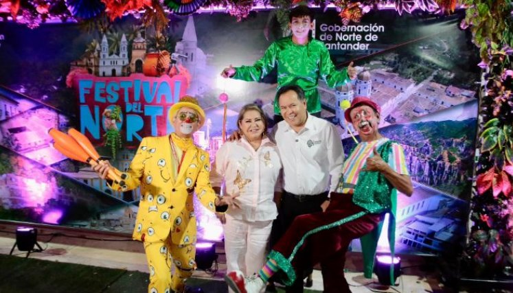 El gobernador William Villamizar y la Gestora Social, Cecilia Soler serán los anfitriones del Festival/Foto cortesía