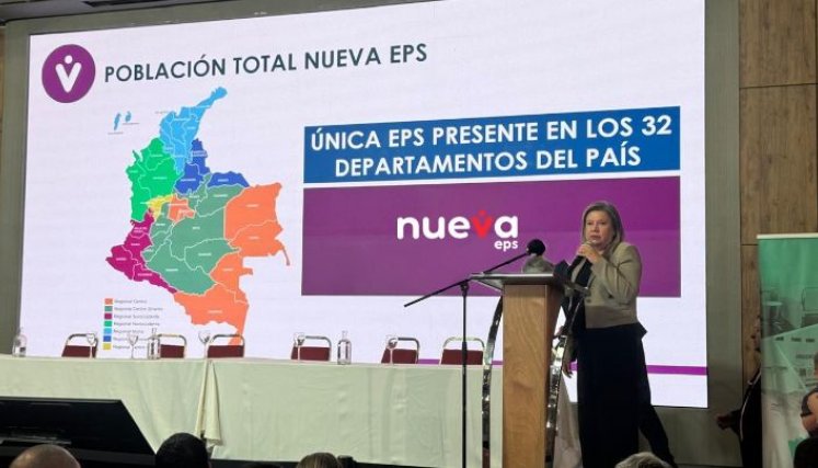 Agente interventor de Nueva EPS, Gloria Libia Polania /Foto cortesía