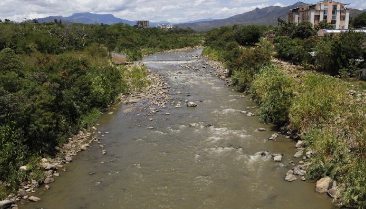 Río Pamplonita en su paso por Cúcuta/Foto Stefany Peñaloza/La Opinión