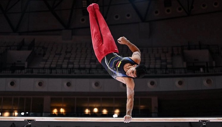 El gimnasta Ángel Gabriel Barajas Vivas se ubicó sexto en la fina del All-around del Mundial de gimnasia que se cumple en Yakarta.