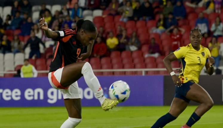 La selección femenina mayor de Colombia mostró en la jerarquía en los dos partidos.