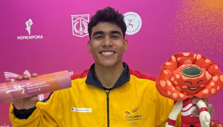 El gimnasta Ángel Gabriel Barajas Vivas se ubicó sexto en la fina del All-around del Mundial de gimnasia que se cumple en Yakarta.