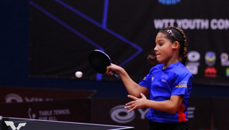 La nortesantandereana Emily Luciana Contreras es una de las nuevas promociones del tenis de mesa. 