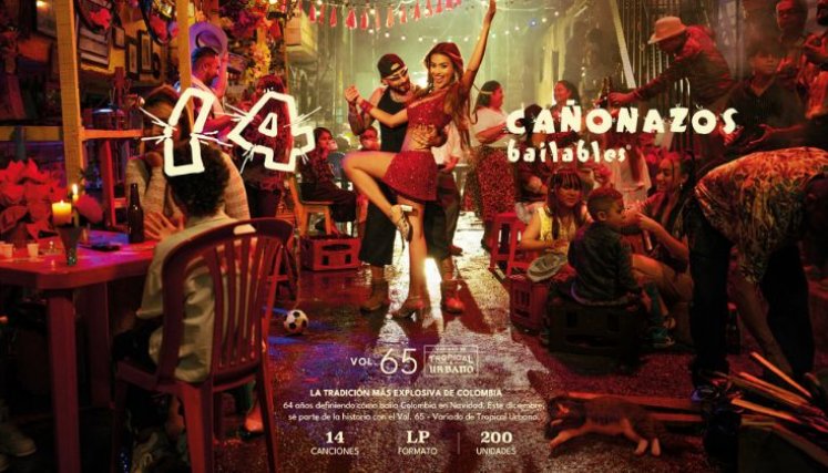 Los 14 cañonazos bailables cambia su portada en su edición 65