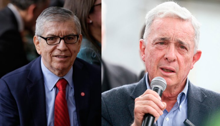 César Gaviria y Álvaro Uribe