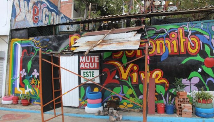 La casa de don Alirio es uno de los puntos insignia