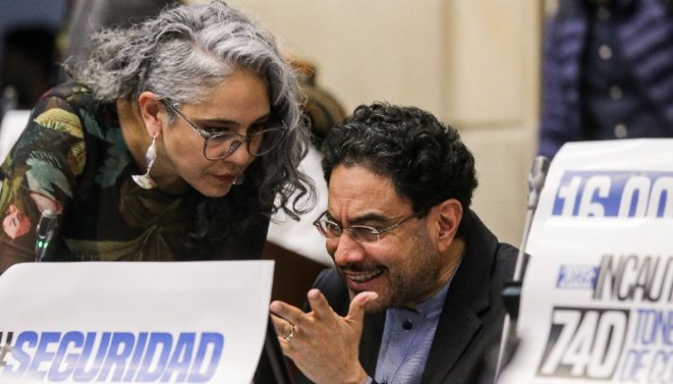 MARIA JOSÉ PIZARRO E IVÁN CEPEDA / COLPRENSA 