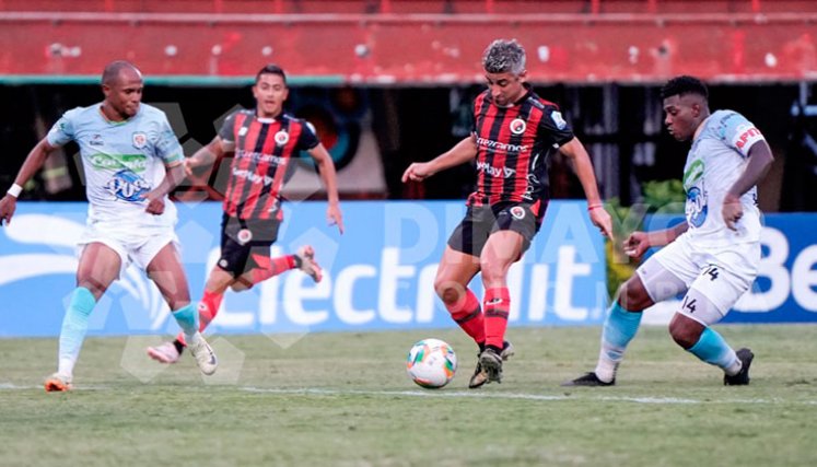 Matías Pisano, Cúcuta vs. Jaguares. 