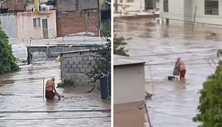 “Agárrate de mí”: pareja de ancianos sobrevivió abrazados a una inundación
