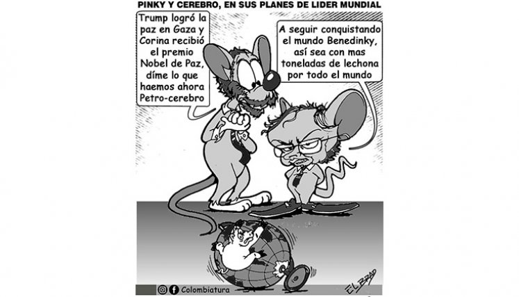 Pinky y cerebro, en sus planes de líder mundial