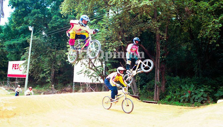 Pista Caracolí, parque recreacional de Cúcuta. 
