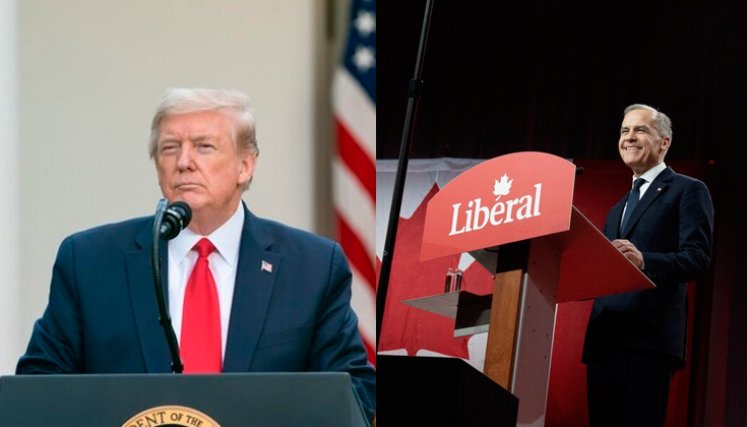 Trump y Carney 
