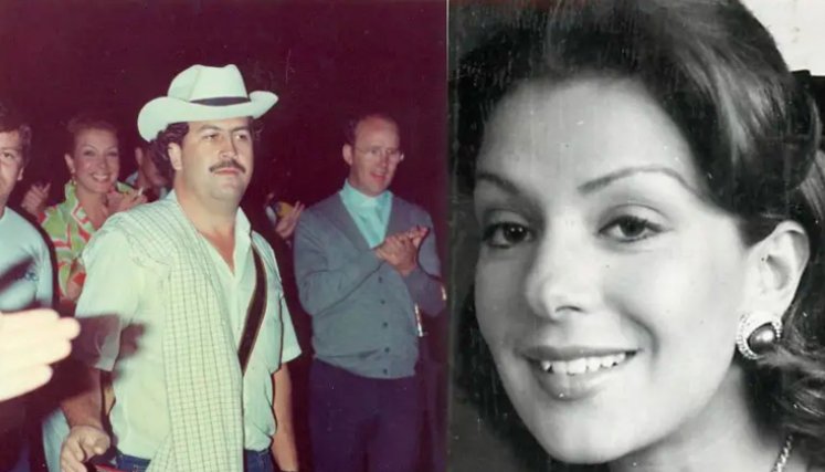 Virginia Vallejo y Pablo Escobar
