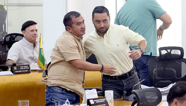 Julián Rolón, Edison Contreras y Albert Casadiegos./ Foto Carlos Ramírez-La Opinión