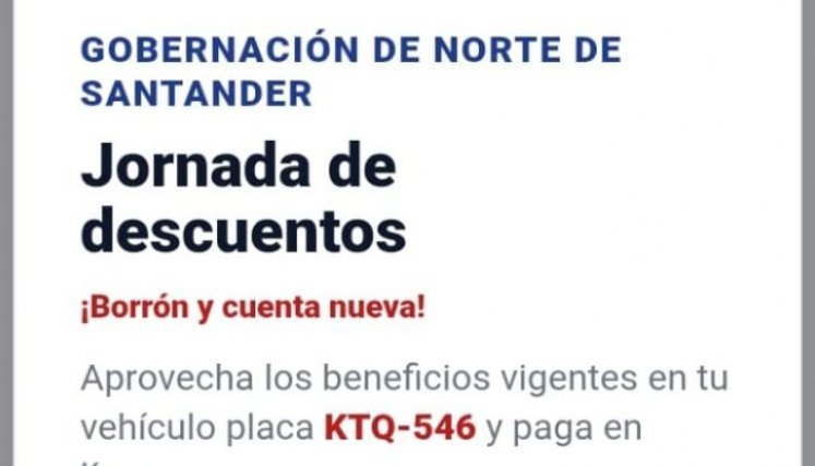 Mensajes como estos eran enviados por los estafadores a los contribuyentes/Foto cortesía