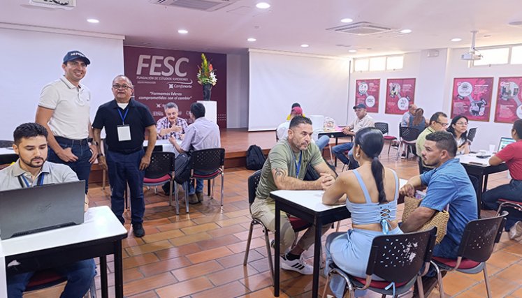 Rueda de negocios. / Foto Leonardo Favio Oliveros-La Opinión