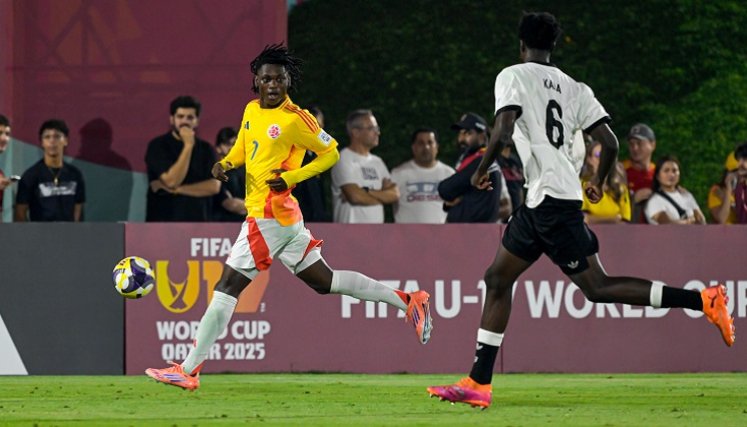 Cristian Flórez, delantero de la selección Colombia espera aportar sus goles para seguir avanzando en la Copa del Mundo.