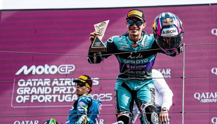 Gran presentación en el Gran Premio de Portugal del colombiano David Alonso.