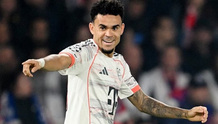 El delantero Luis Díaz fue protagonista en el triunfo de su equipo ante el campeón de Europa.