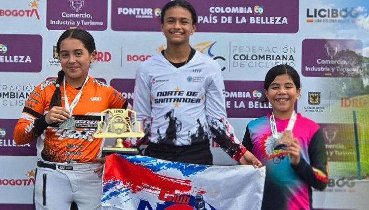 La pedalista nortesantandereana Camila De la Hoz tuvo una gran temporada.