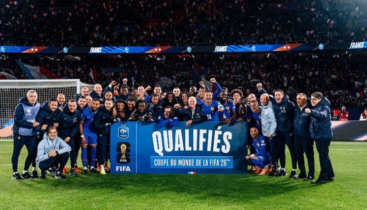 La selección francesa, goleó a Ucrania y aseguro su clasificación al Mundial de 2026.