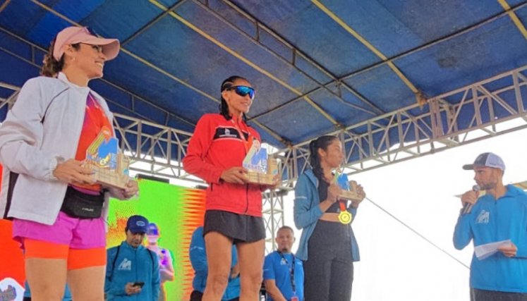 La nortesantandereana ganó su primera gran maratón internacional fuera de la frontera colombiana.